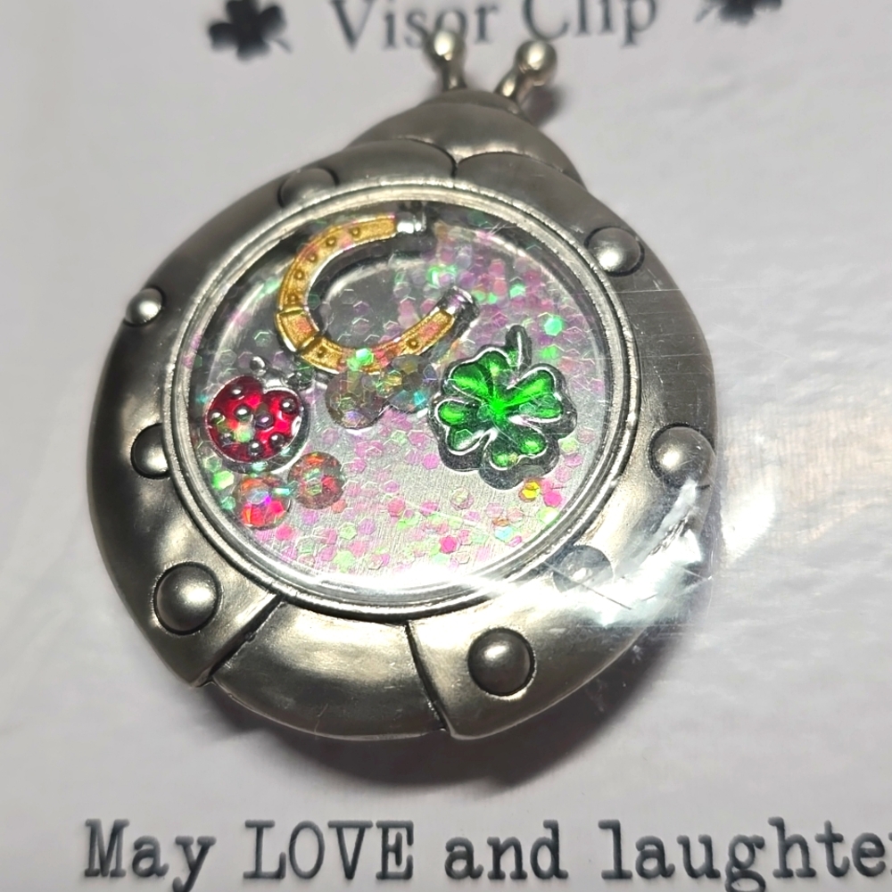 Ladybug Ganz Good Luck Charm visor clip